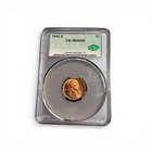 1945 D LINCOLN WHEAT PENNY CAC MS 66 RD, FREE SHIPPING, 1/22