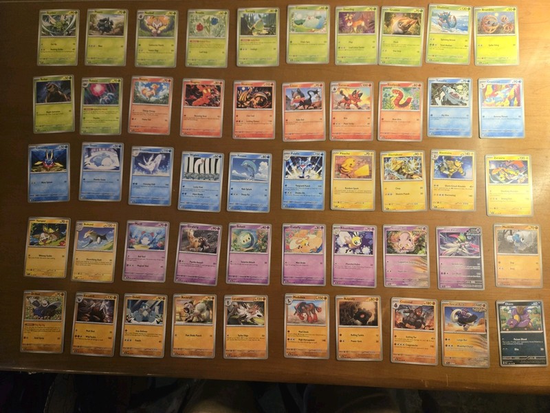 Pokémon Temporal Forces Common & Uncommon Set Builder Lot 80+ NM English Cards