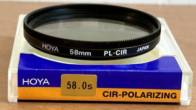Hoya 58mm PL-CIR Filter only, Circular Polarizer Polarizing, made in Japan