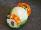 Vtg Genuine Alabaster Owl Figurine Hand Carved & Painted Made in Italy — photo 10