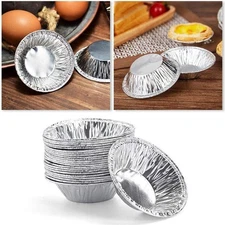50 Pack Mini Pie Tins, Small Pie Pans, Round Tart Pie Foil Pans