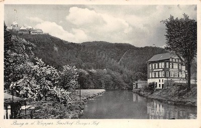 860413) AK Gasthof Burger Hof Burg a.d. Wupper bei Solingen