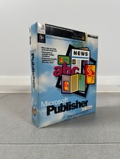 Microsoft Publisher CD Deluxe Windows 95 - Big Box - NEW  SEALED