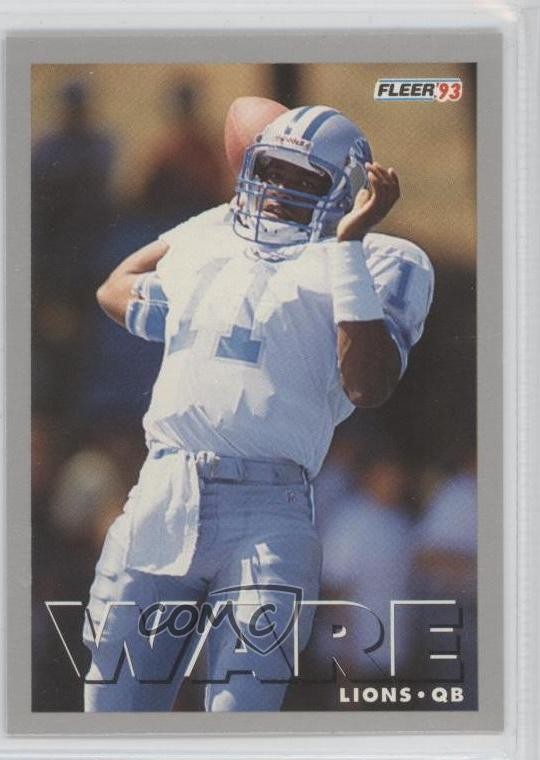 1993 Fleer Andre Ware #173 0a0