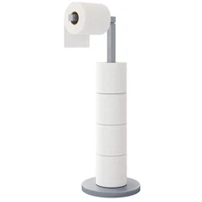 Fixwal Toilet Paper Holder Stand, Free Standing Modern Bathroom Holder
