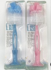 Baby Bottle Brush Cleaner Set 2 Pack Nipple Brush Sponge Cleaning Kit