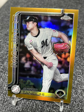 Topps NPB Chrom 2025 Atsuki Taneichi FUTURE MLB Marines /50 Gold Refractor