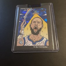 2025 canvas marketing stephen curry Blue Cracked Ice Alien Abduction Steph /300