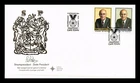Dr Jim Stamps South Africa FDC State President P W Botha Inauguration 2v Monarch