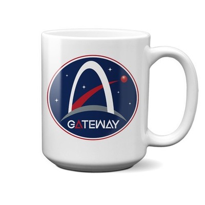 NASA Gateway Lunar Orbit Space Station Logo 15oz Mug