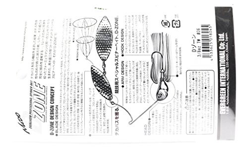 NEW Evergreen Spinnerbait D-Zone Double Willow Leaf 3/4oz Hot Tiger #06 - Image 2