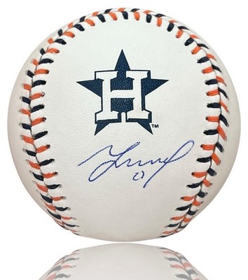 Jose Altuve Signed Official Major League Astros Logo Baseball