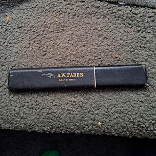 A.W. Faber Engineering/Surveying Slide Rule 2/83 Wooden with Case 1901 1950