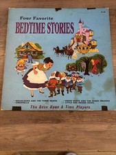 Four Favorite Bedtime Stories LP The Once Upon A Time Players Peter Rabbit K-16