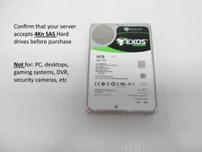 Seagate ST10000NM0206 10TB 12Gb 12gbps 3.5'' SAS Hard Drive 4Kn Server DELL X10