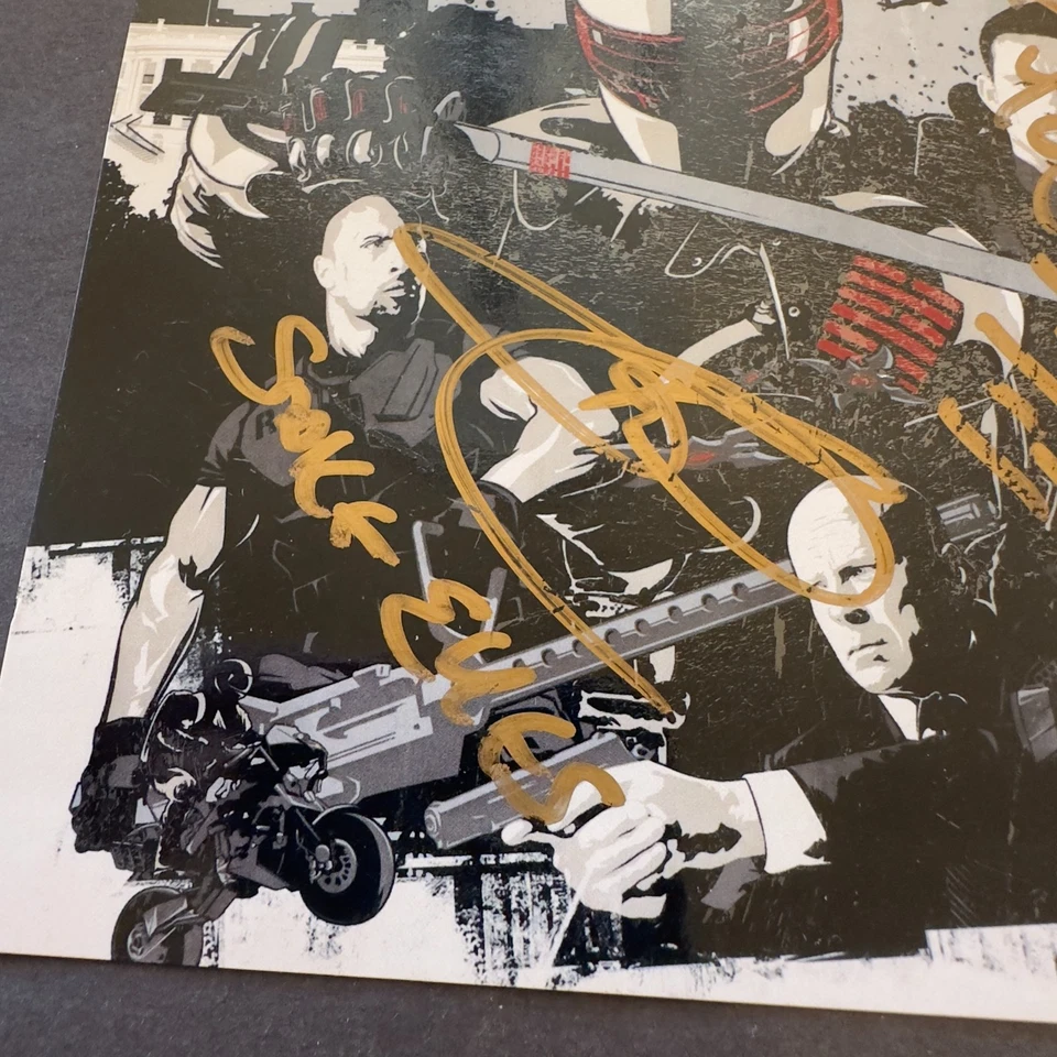 Tarjeta firmada 2013 SDCC GI JOE COBRA REPRESALIATION OJOS DE SERPIENTE RAY PARK LE 96/2000 Foto 4 de 4