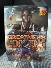 2025/26 Bowman Chrome #GL-10 Khaman Maluach Greatness Loading Rookie RC Suns