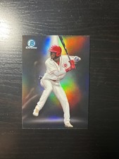 2023 Bowman Chrome Elly De La Cruz 💎Cincinnati Reds Spotlight black Insert 🔥🔥