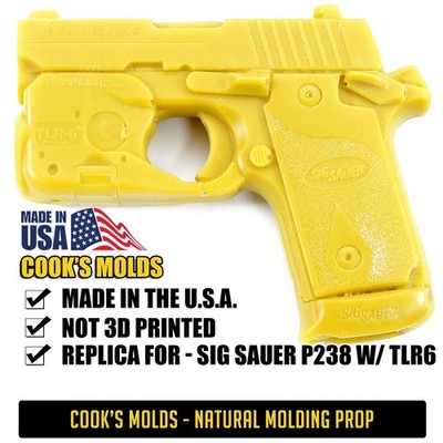 Cook's Molds Compatible for Sig Sauer P238 W/ TLR6 - Natural - Not a Gun