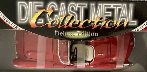 Road Signature Yat Ming '1957 Red Chevrolet Corvette Die-Cast 1/18 “NIB” 2001 - Picture 5 of 15