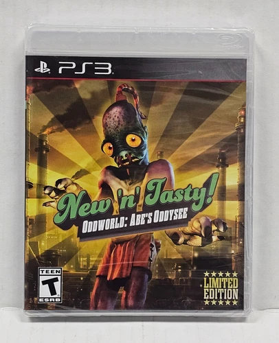 New 'n' Tasty Oddworld Abe's Oddysee LRG (Sony PlayStation 3, PS3) New, Sealed.