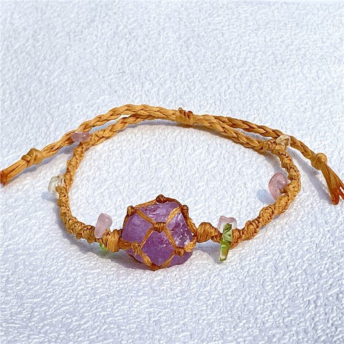 Multicolor Woven Bracelets DIY Bracelet Gifts Stress Relief Anxiety Yoga - Picture 9 of 18