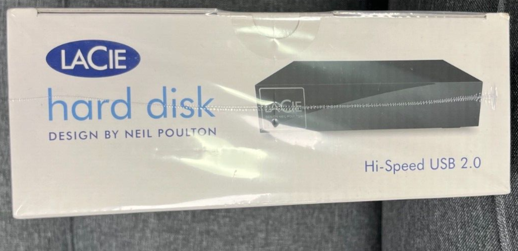 LaCie Hard Disk Designed by Neil Poulton 1TB USB 2.0 Model#301304U