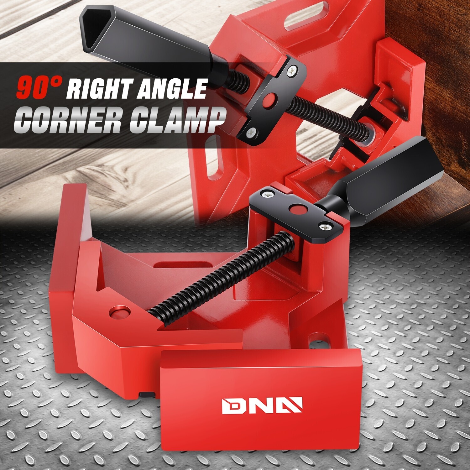 Тяжелый железный угловой зажим с одной ручкой под прямым углом быстроразъемный угловой зажим под углом 90 градусов Прямоугольный инструмент 5490₽