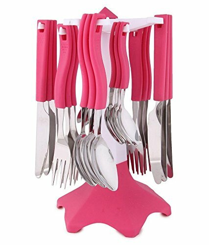 Trendy Cutlery Set 24 Pieces, Pink - Bild 1 von 6