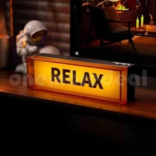 3.6W 6500K LED Lamp Sign Ambient Light Desktop Light Gift for Family Friends