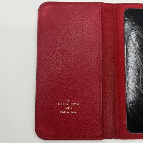 Louis-Vuitton iPhone X XS Leather Monogram Folio Case LV Auth From Japan - 第 16/17 張圖片