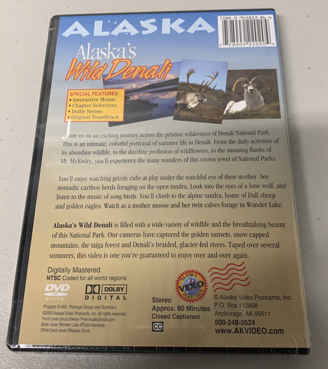 Alaska Travel Dvds Inside Passage Wild Denali Alaska Video