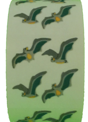 Ss Green Bat Sticker 400 Bat Stickers in roll of 100 modules (2