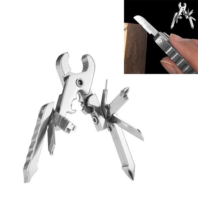 E Keychain Pliers Stainless Steel Pocket Multi Sim Card Tray Eject