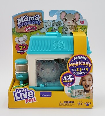 2023 LIL MOUSE Mama Surprise Minis Little Live Pets 7+ Surprises HOW MANY BABIES