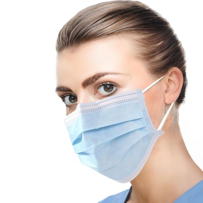 TIGRIS Level 3 Earloop Face Mask Individual Wrap Non-Woven Disposable Mask