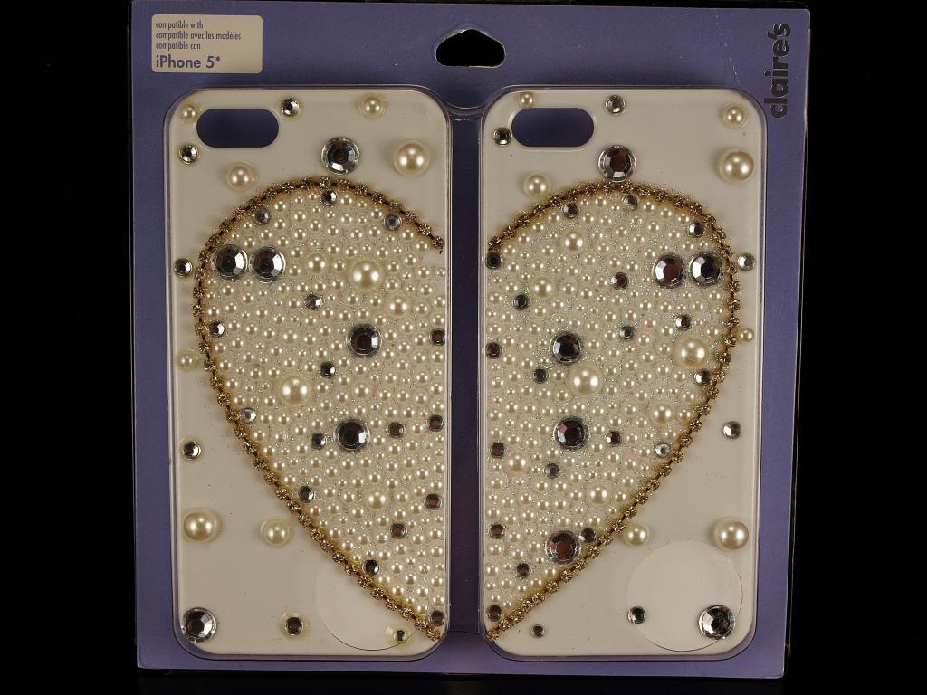 CLAIRE'S bling cell phone case iPhone 5 - pearls, hearts, bows,BFF,NAIL SET, | eBay CLAIRE'S bling cell phone case iPhone 5 - pearls, hearts, bows,BFF,NAIL SET, | eBay