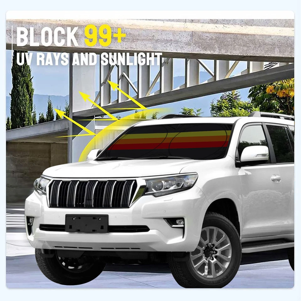 Capa de janela bloco UV para Toyota 4Runner grande para-brisa dianteiro de carro - Imagem 3 de 4