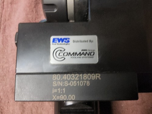 VDI 40 LIVE TOOL HOLDER EWS CNC 80.40321809R DIN 1809 COUPLING ER32 - Picture 2 of 6
