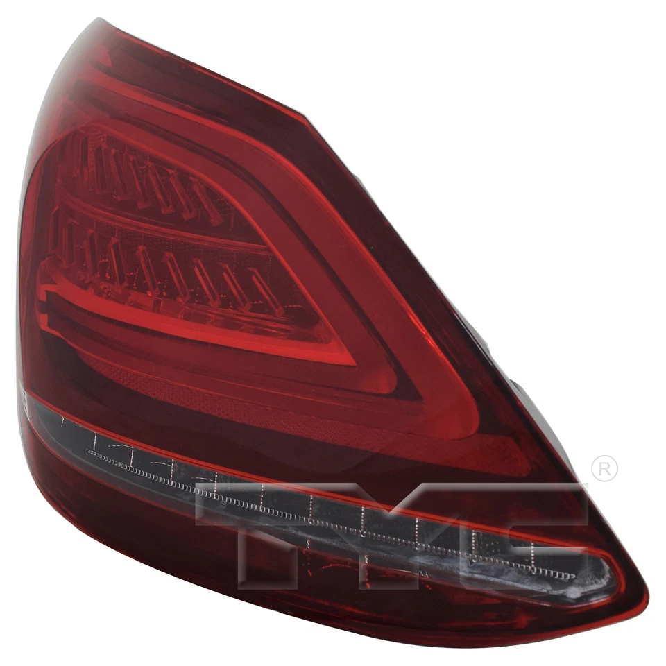 Conjunto de lámpara de luz trasera LED del lado izquierdo del conductor para Mercedes Benz C300 C63 19-21 Foto 3 de 4