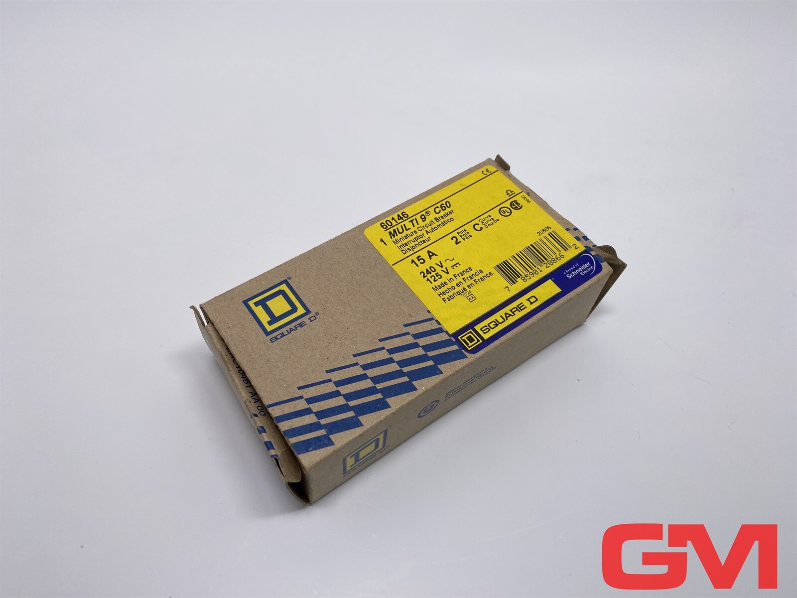 Merlin Gerin Square D Circuit Breaker Multi9 C60 C15A 60146