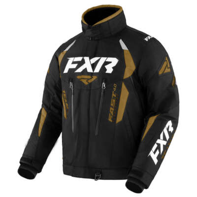 FXR Team FX 2-In-1 F.A.S.T. Insulated Snowmobile Jacket - Black/Canvas