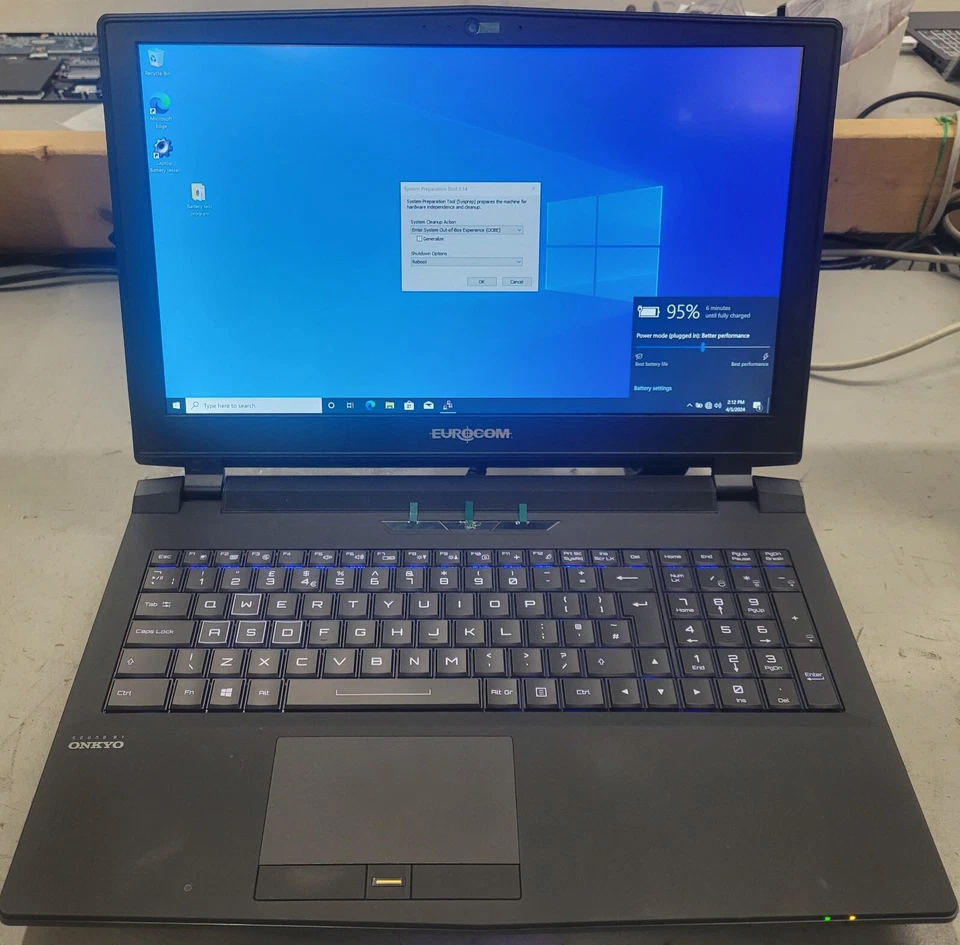 EUROCOM P5 Pro; 15.6" UHD Display;Quadro K3100M;Xeon E3-1270;125GB SATA - Image 2 of 4