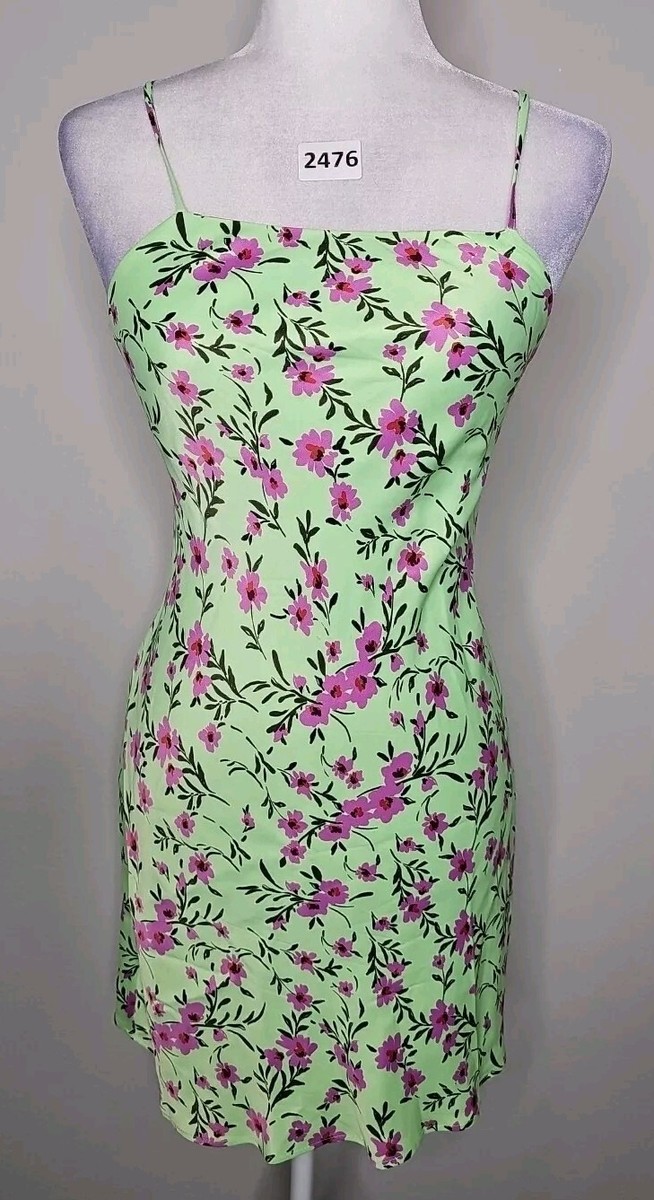 pink and green zara dress Zara main image 0