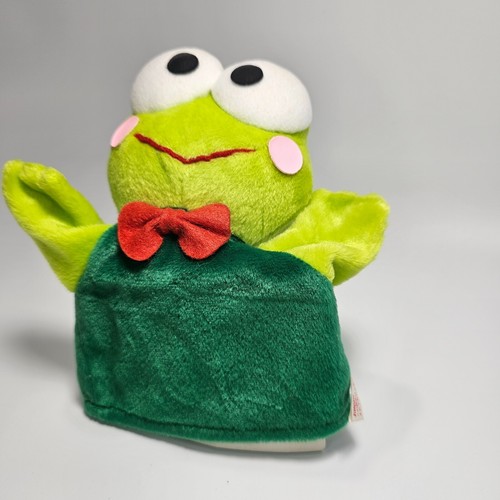 Vintage Sanrio Keroppi Puppet Plush Doll Toy Frog Hello Kitty Japan - Picture 3 of 10
