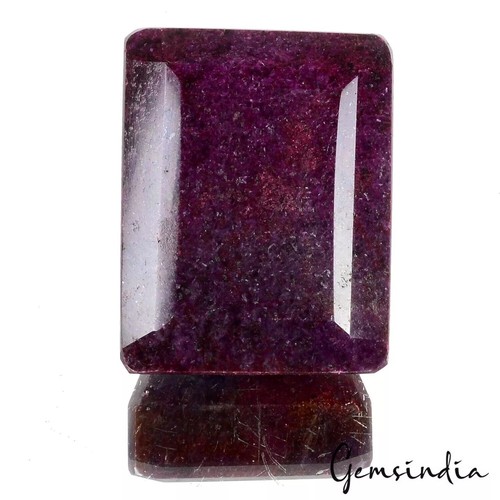 1620 Ct Natural Deep Red Ruby Octagon Cut Loose Earth mined Madagascar Gemstone - Picture 5 of 6