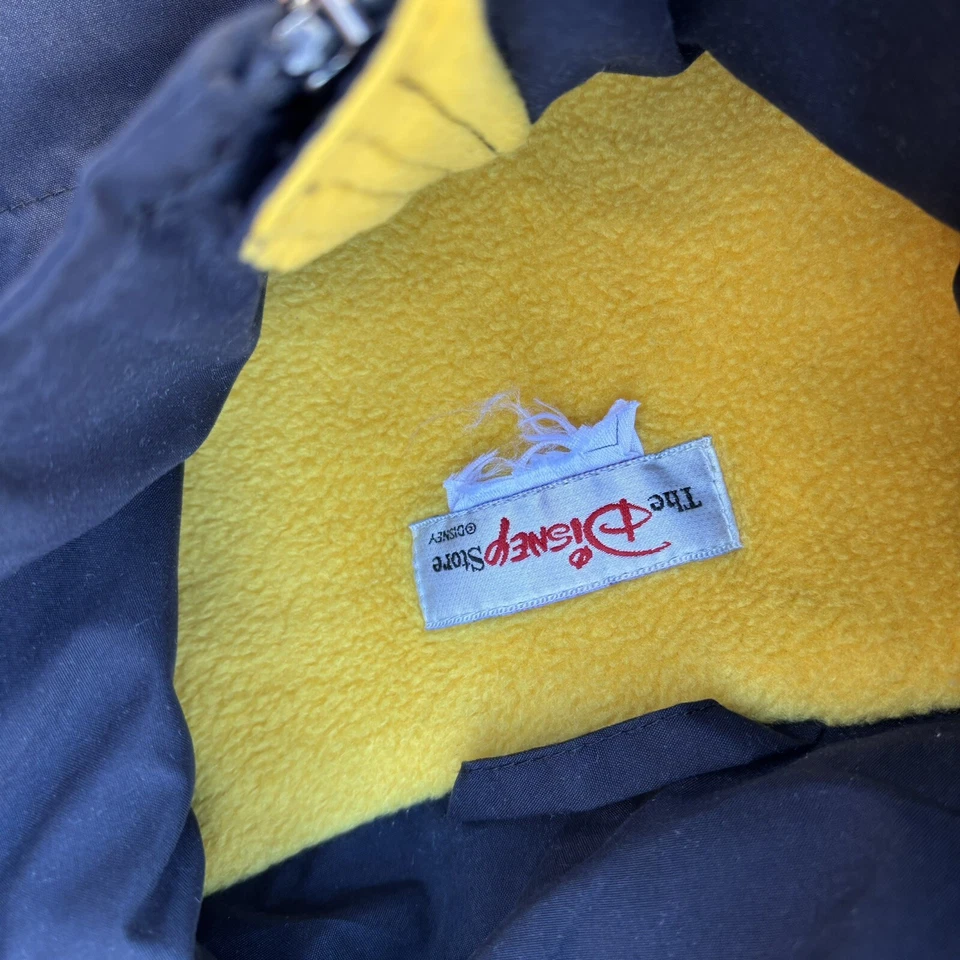 Jaqueta/Colete Masculino Vintage Disney Store Mickey Forrado de Lã Manga com Zíper Bolsos Utilitários - Imagem 4 de 4