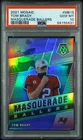 Tom Brady 2021 Panini Mosaic Masquerade Ballers #MB15 SP PSA 10