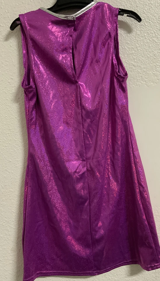 ⚡️Disfraz de Halloween para niñas de superhéroe Starfire DC para niñas (M 8-10) 👉Solo vestido👈 Foto 2 de 2