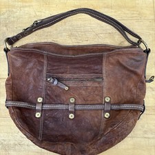 Vintage Hogan Shoulder Bag Zipper Multiple Po...